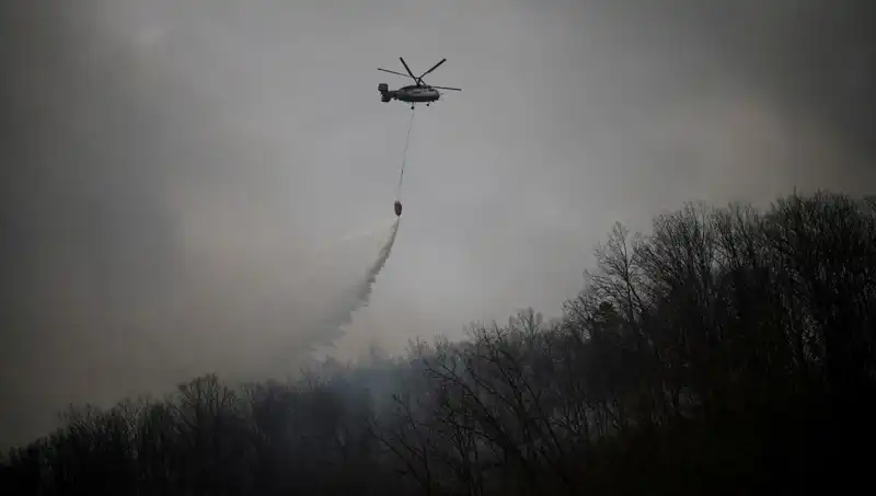 Güney Kore'de Yangın Söndürme Helikopteri Düştü: Trajik Olayda 1 Kişi Hayatını Kaybetti